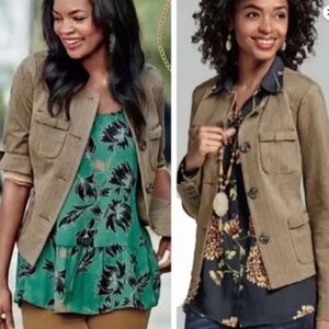 Cabi Penny Herringbone blazer jacket Size Medium